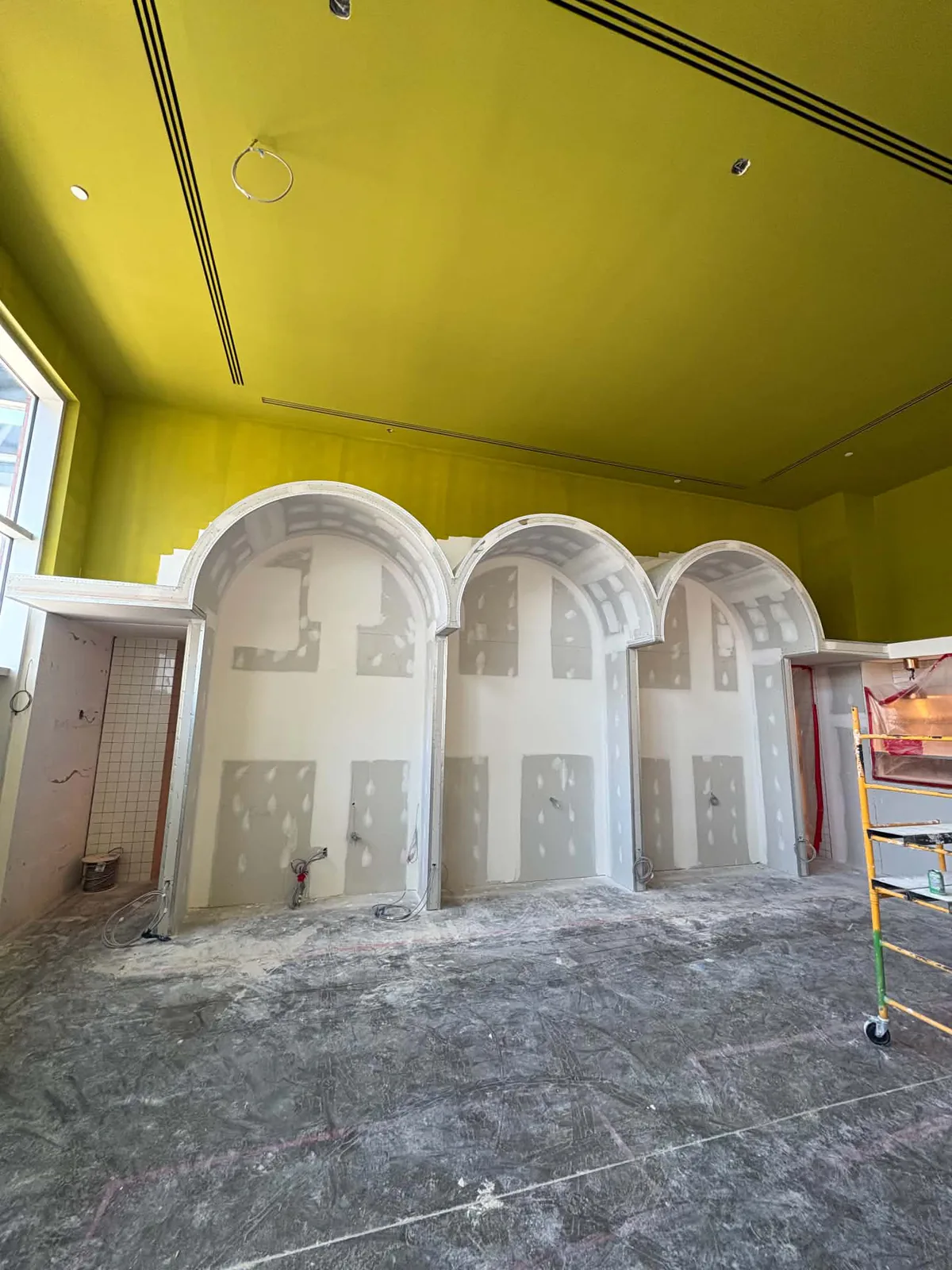 Arches en chantier